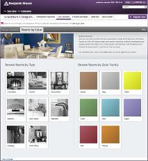 photo of rooms by color web app